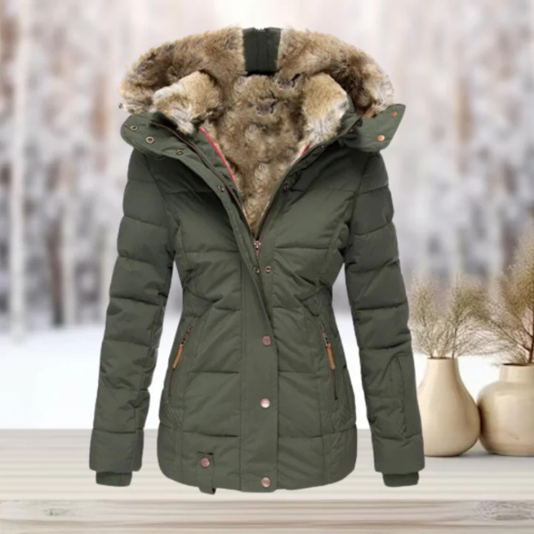 Vera® | Winterjas met Bontkraag