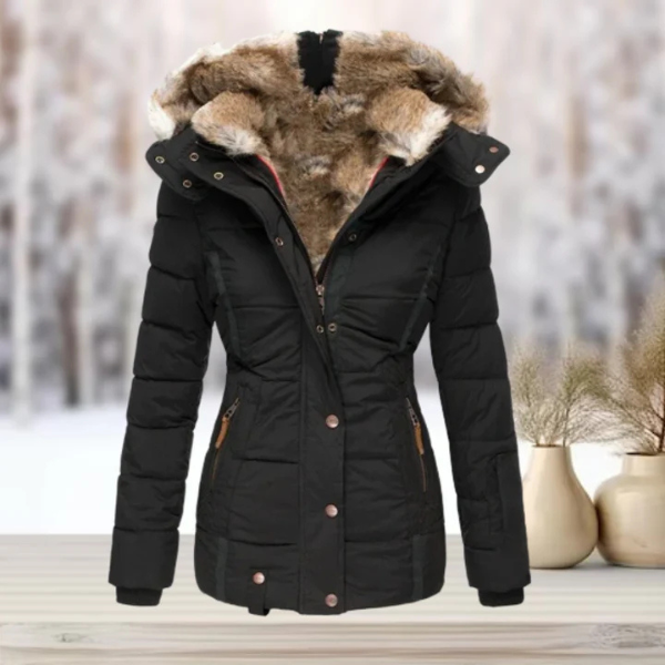 Vera® | Winterjas met Bontkraag
