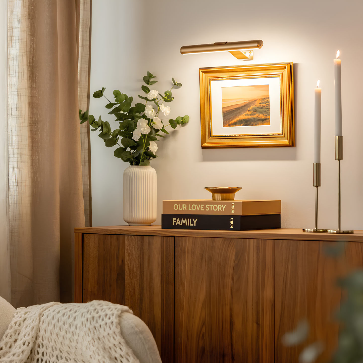 Snoerloze Wanddecoratie Lamp