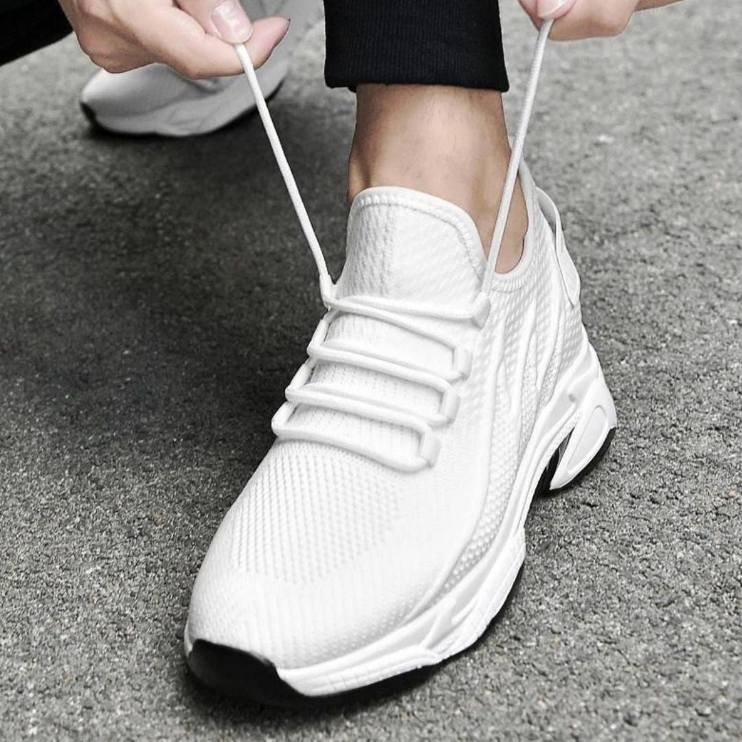 Sneakers met verhoogde zool