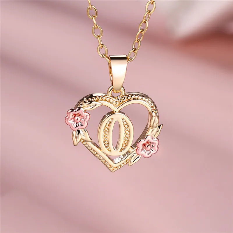 Valentijns Harten Letter Ketting