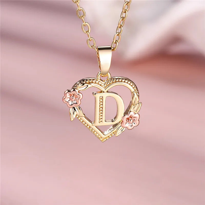 Valentijns Harten Letter Ketting