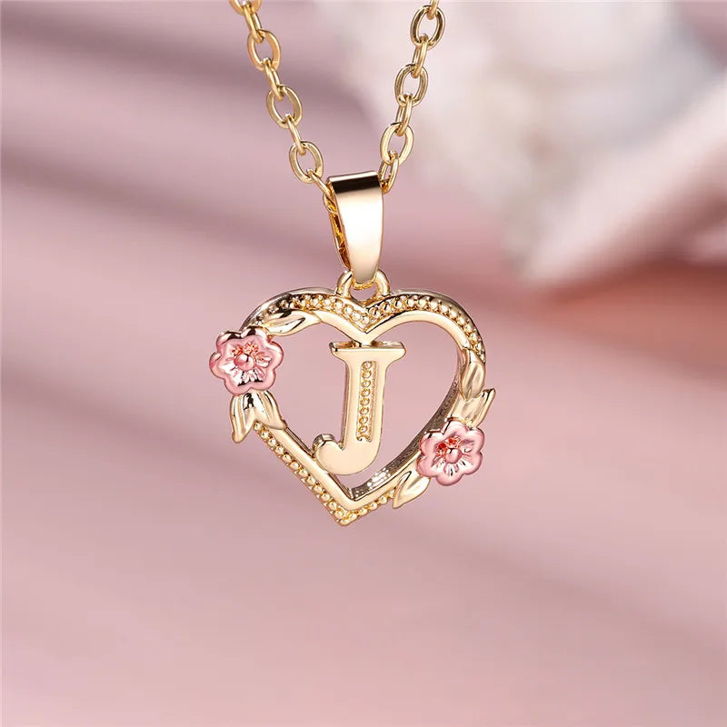 Valentijns Harten Letter Ketting