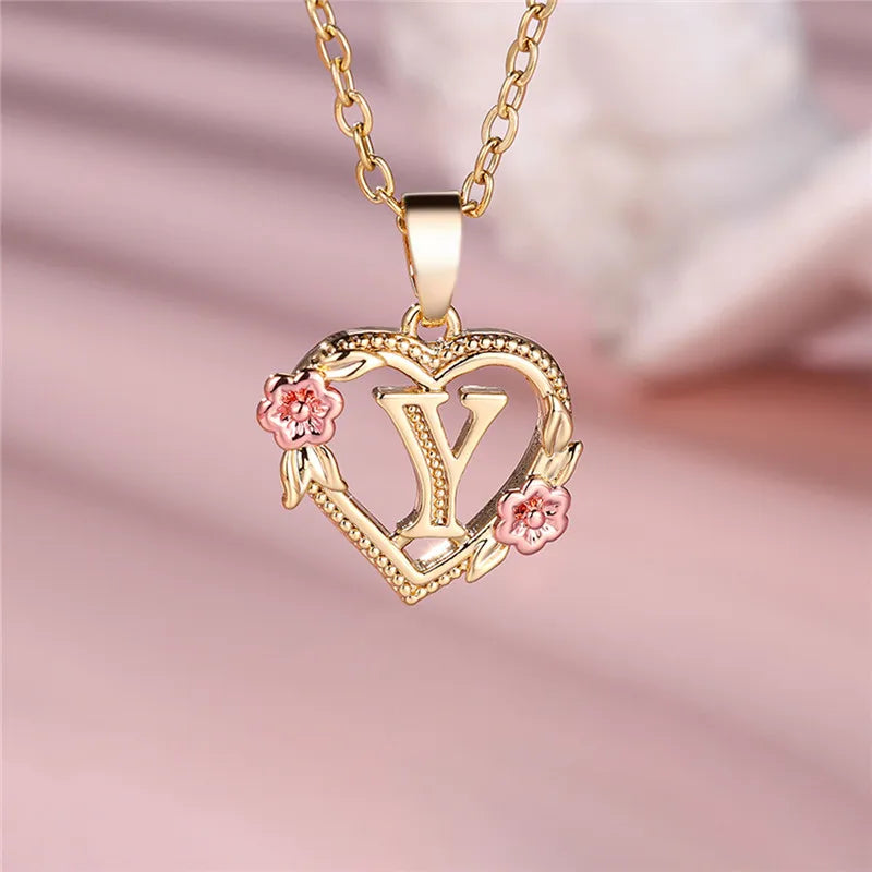 Valentijns Harten Letter Ketting
