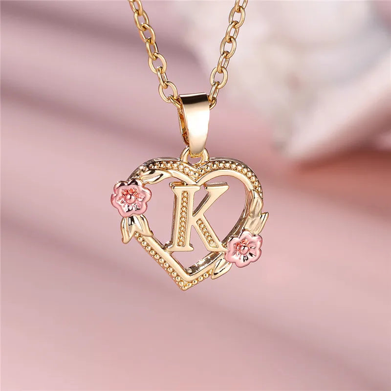 Valentijns Harten Letter Ketting