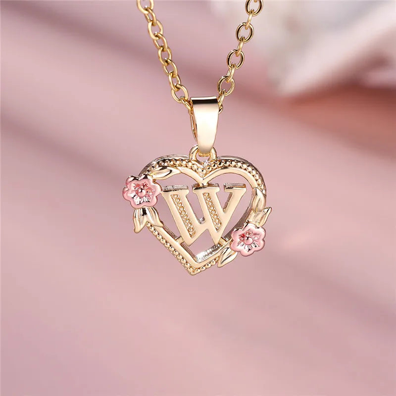 Valentijns Harten Letter Ketting