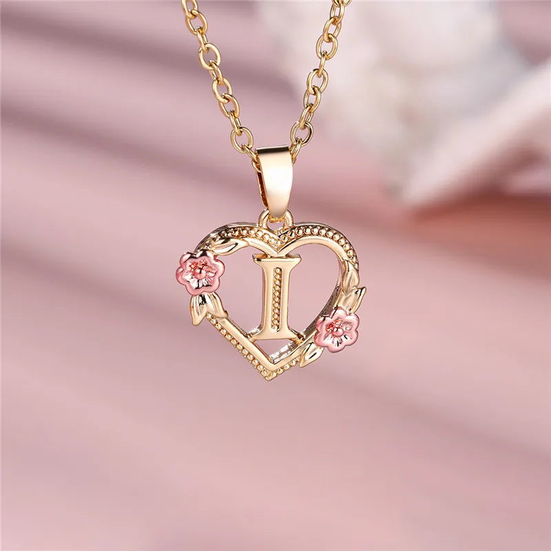 Valentijns Harten Letter Ketting