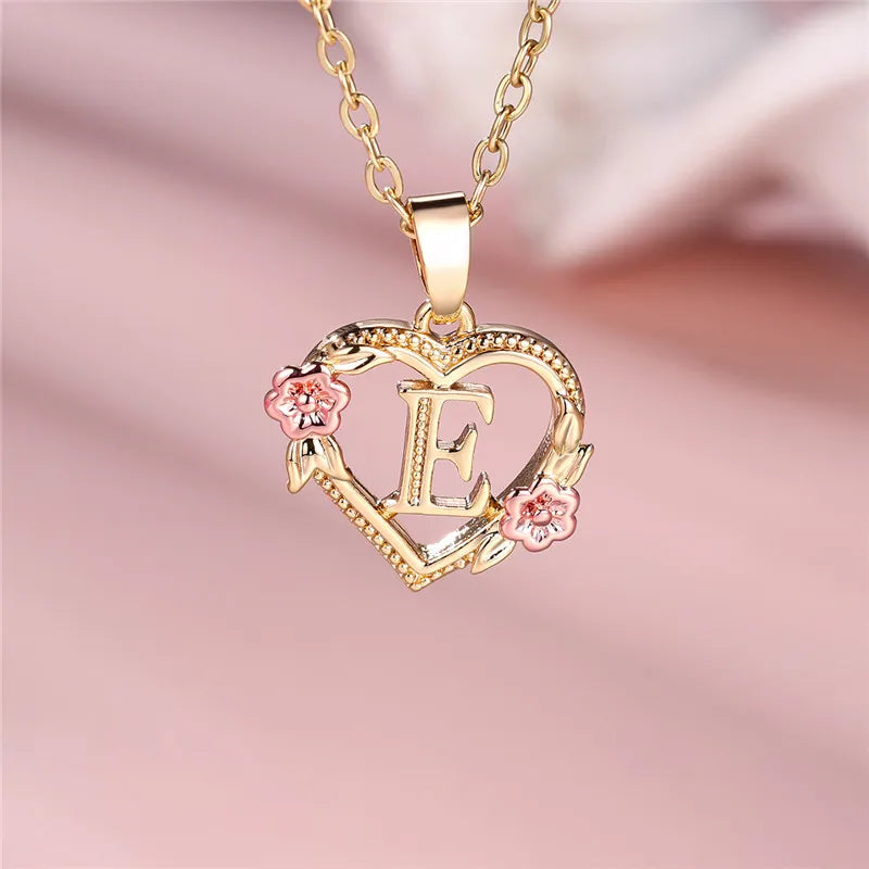 Valentijns Harten Letter Ketting