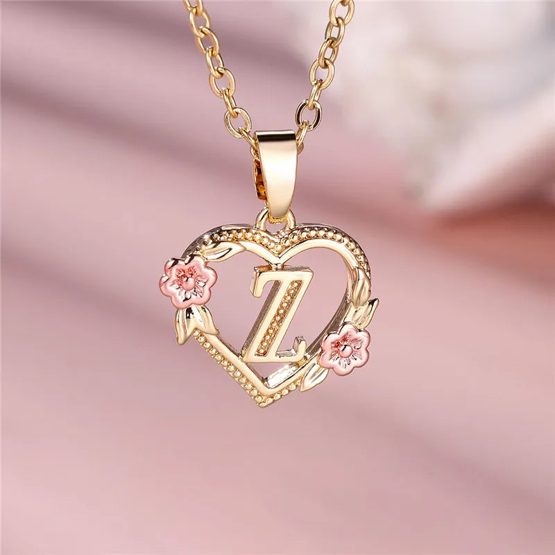 Valentijns Harten Letter Ketting