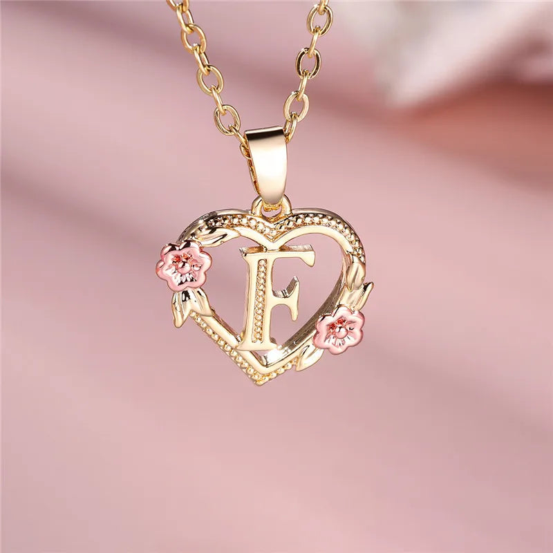 Valentijns Harten Letter Ketting