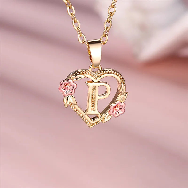 Valentijns Harten Letter Ketting