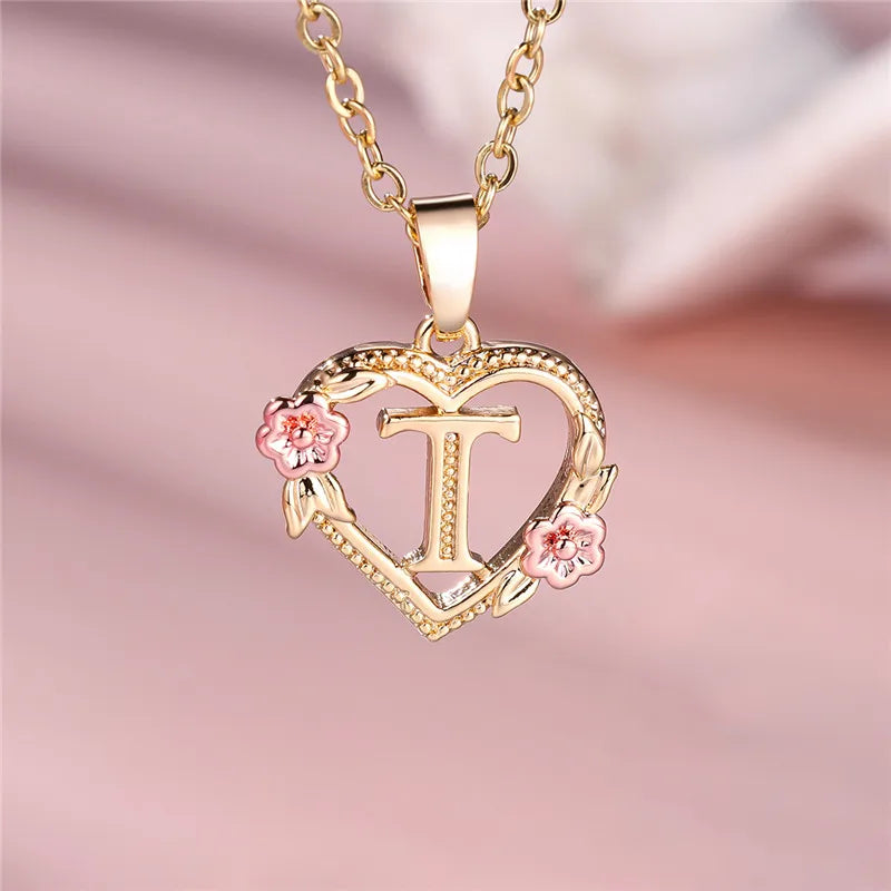 Valentijns Harten Letter Ketting