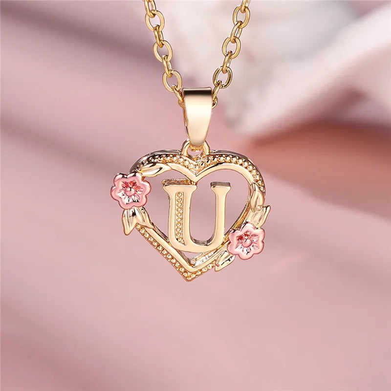 Valentijns Harten Letter Ketting