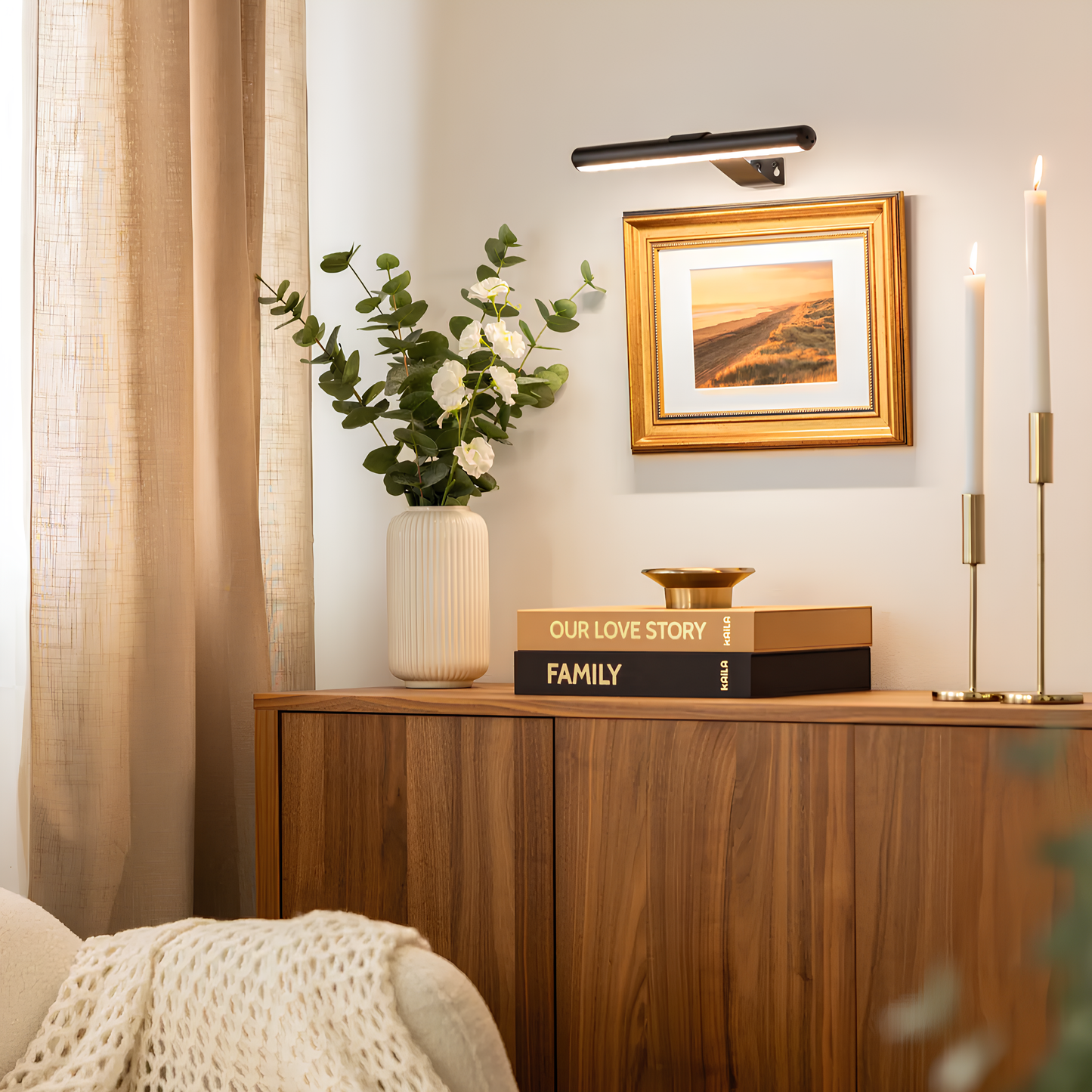 Snoerloze Wanddecoratie Lamp