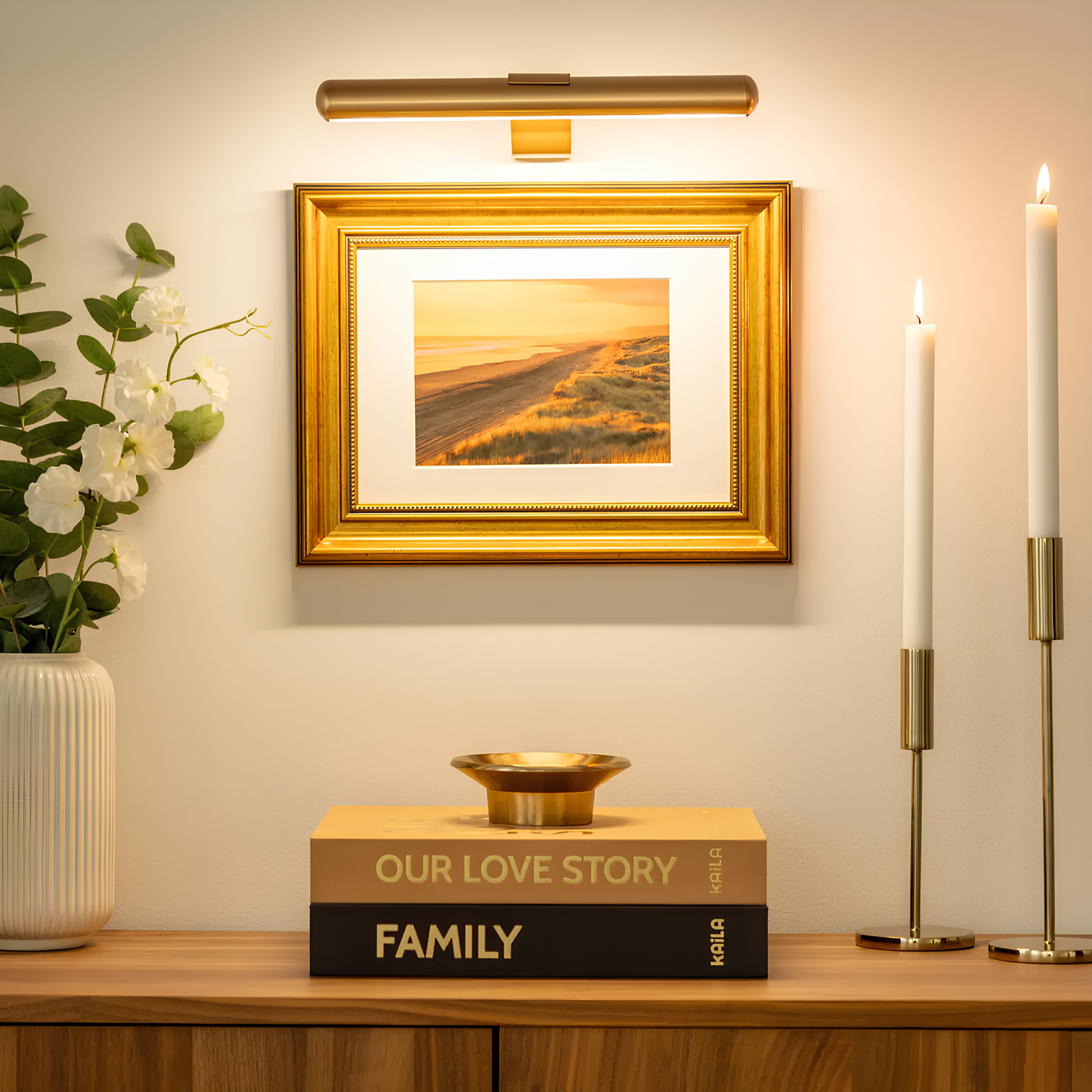 Snoerloze Wanddecoratie Lamp