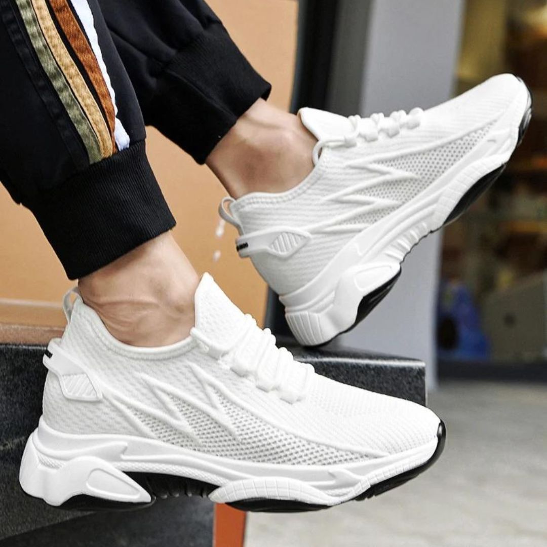 Sneakers met verhoogde zool