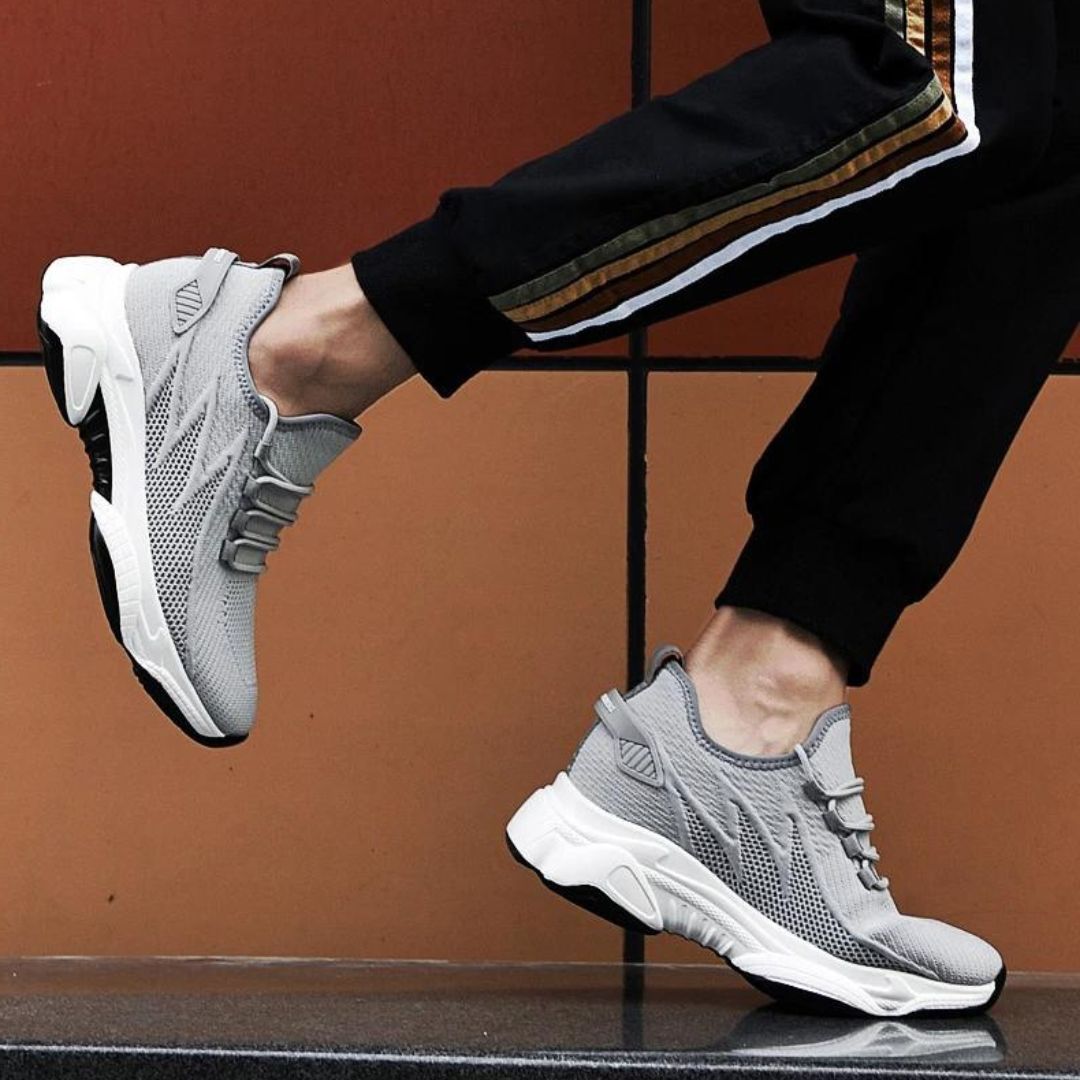 Sneakers met verhoogde zool