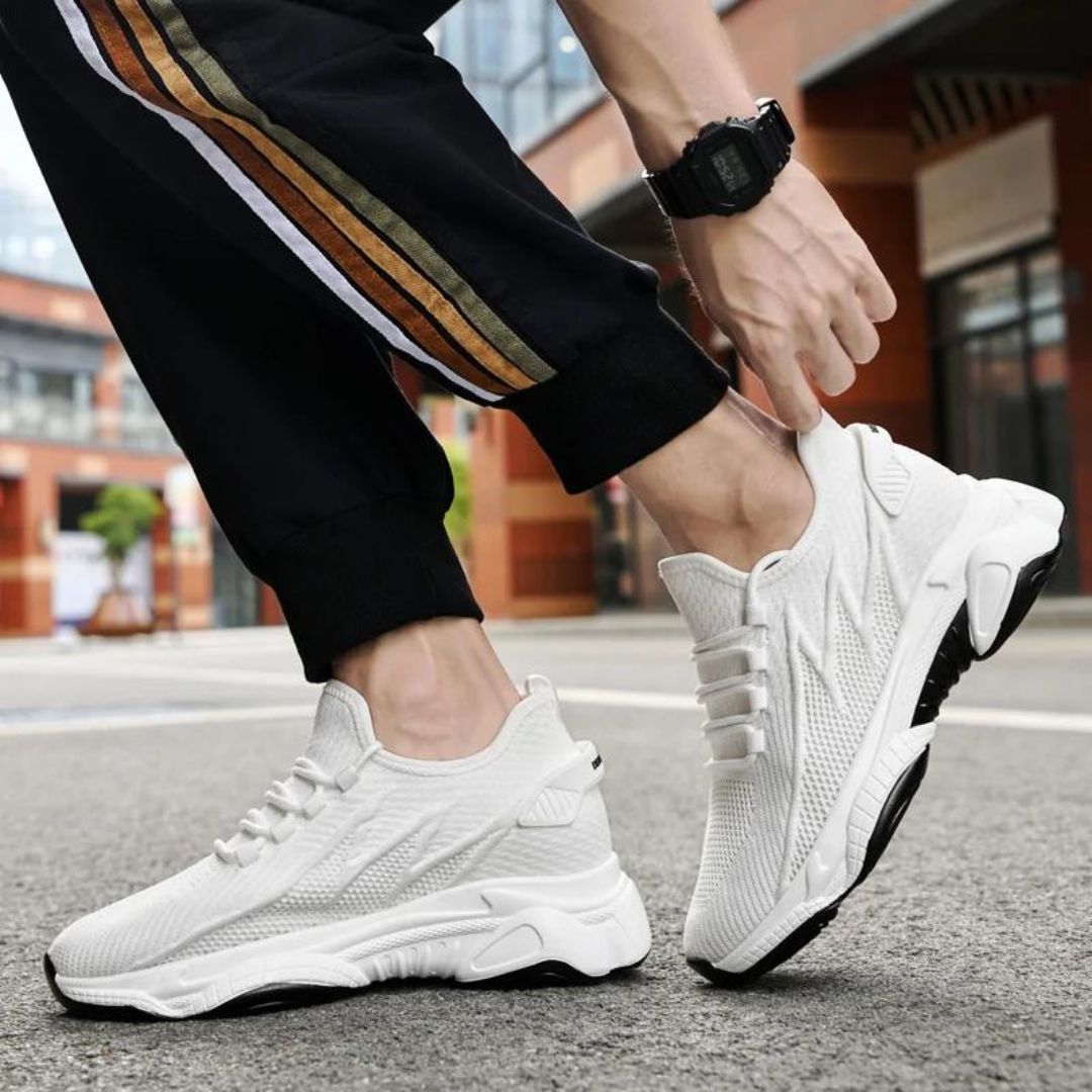Sneakers met verhoogde zool