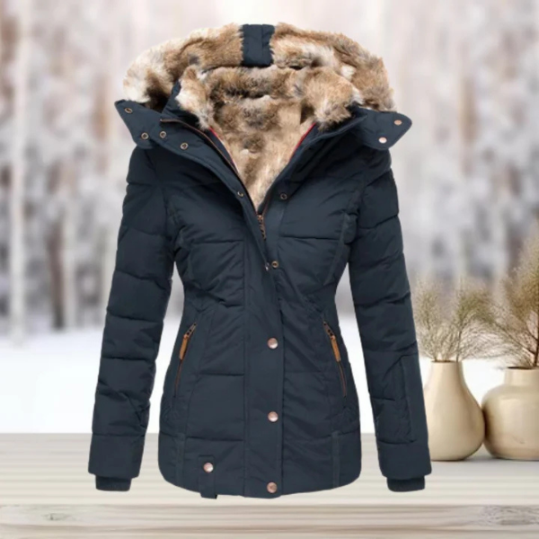 Vera® | Winterjas met Bontkraag