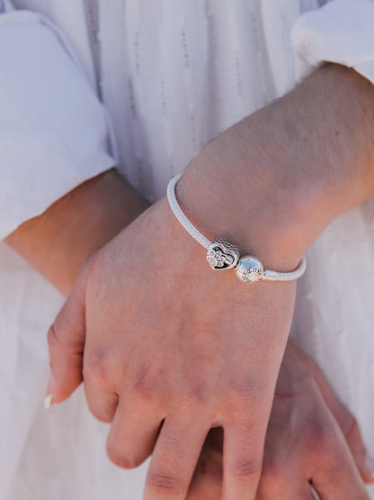 Geliefd Hart Pootafdruk Huisdier Charm