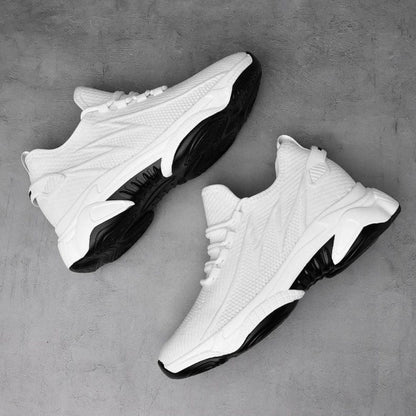 Sneakers met verhoogde zool