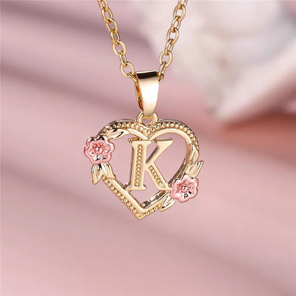 Valentijns Harten Letter Ketting