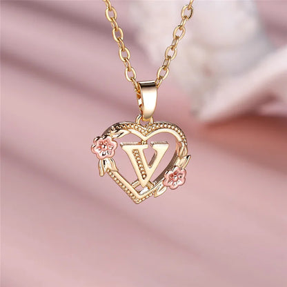 Valentijns Harten Letter Ketting