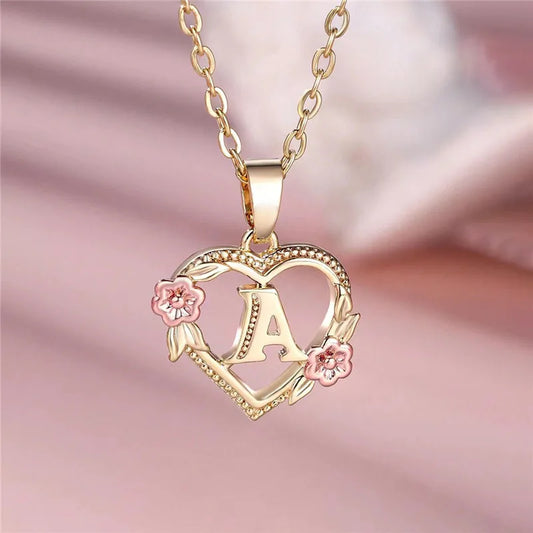 Valentijns Harten Letter Ketting