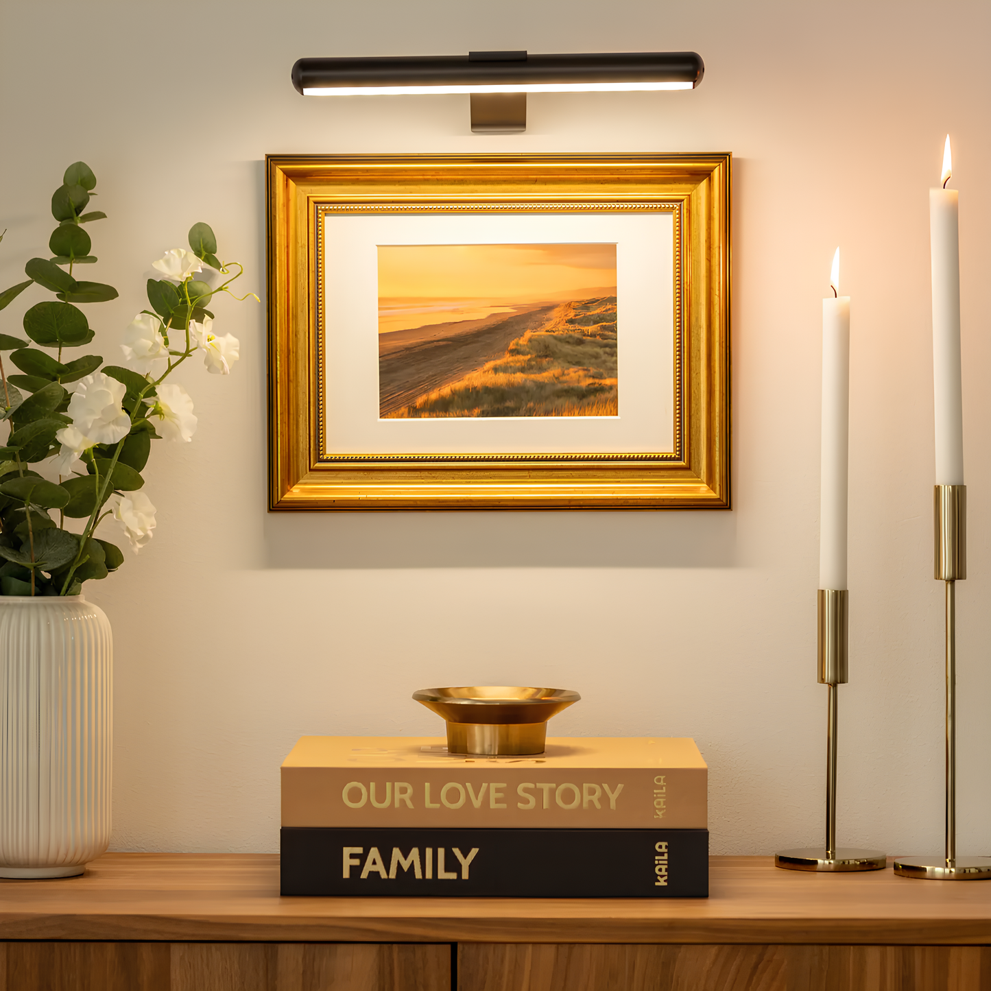 Snoerloze Wanddecoratie Lamp