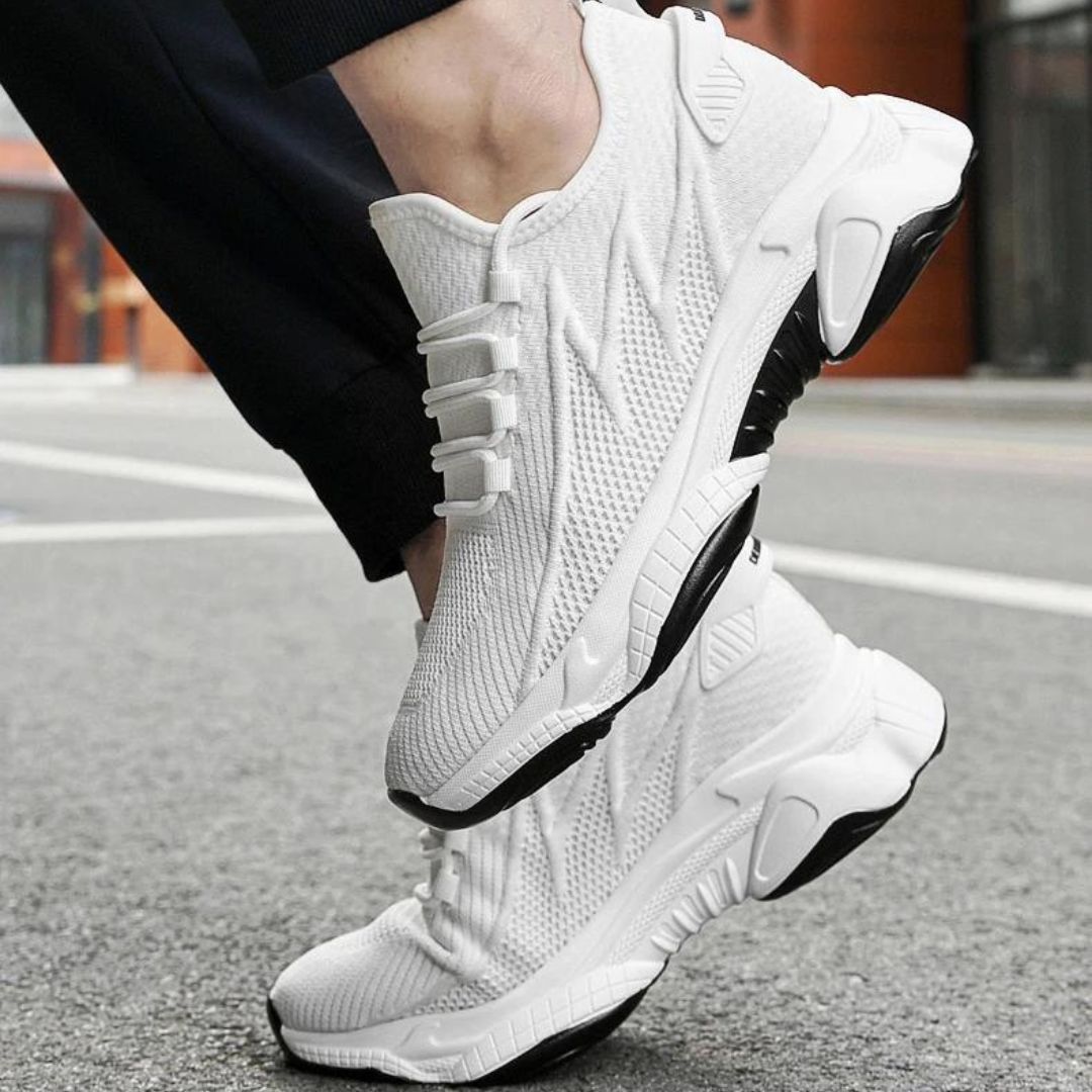 Sneakers met verhoogde zool
